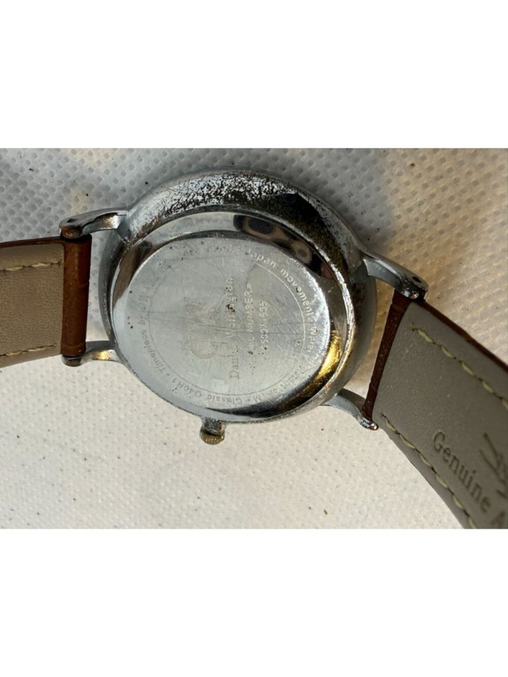 Daniel Wellington DW2061 Ladies White Date Dial Brown Leather Watch 36mm - Picture 11 of 13